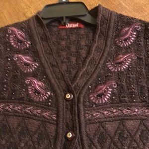 Oster sweater beautiful purple small sweater